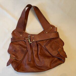 Kooba Brown Leather Hobo Bag